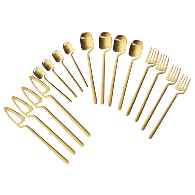 16pcs gold