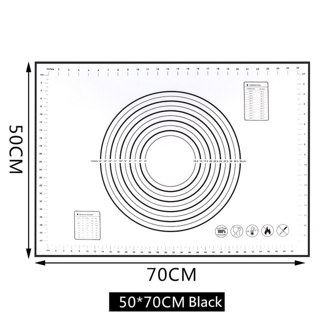 70x50cm black