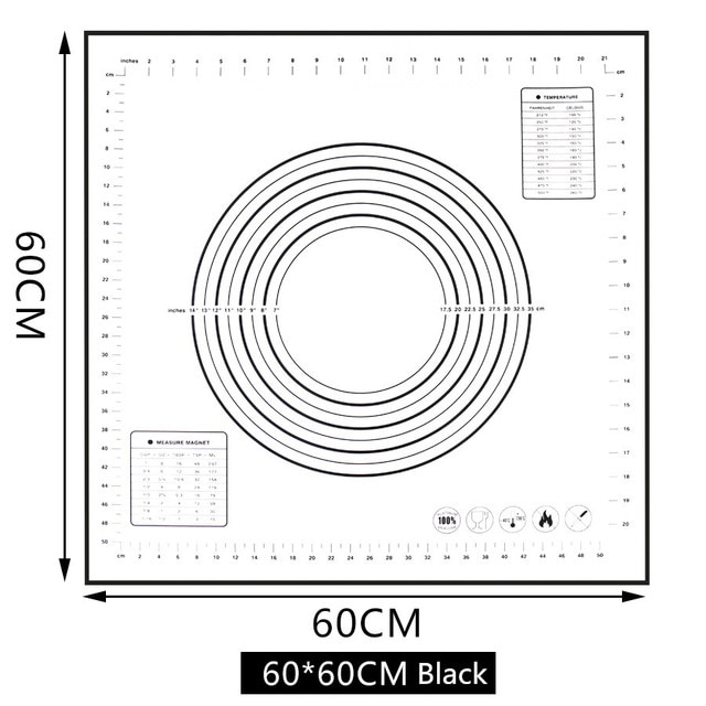 60x60cm Black