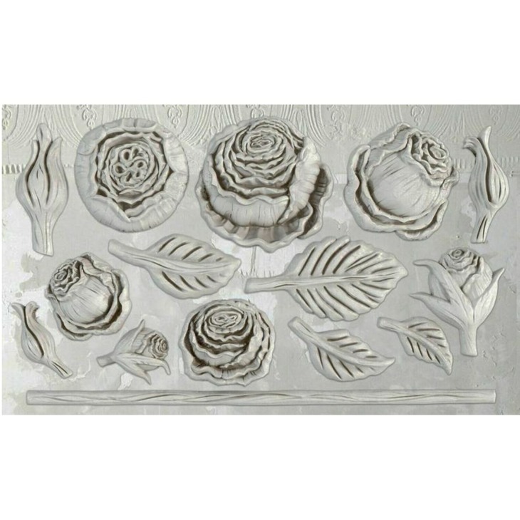 Rose-Flower-Silicone-cake-mold-fondant-molds-cake-decorating-tools-chocolate-gumpaste-mold-fondant-tools-soap Rózsa Virág Szilikon Torta Penész Fondant Penészek Torta Díszítő Szerszámok Csokoládé Gumpast Penész Fondant Szerszámok Szappan Penész - Image 1