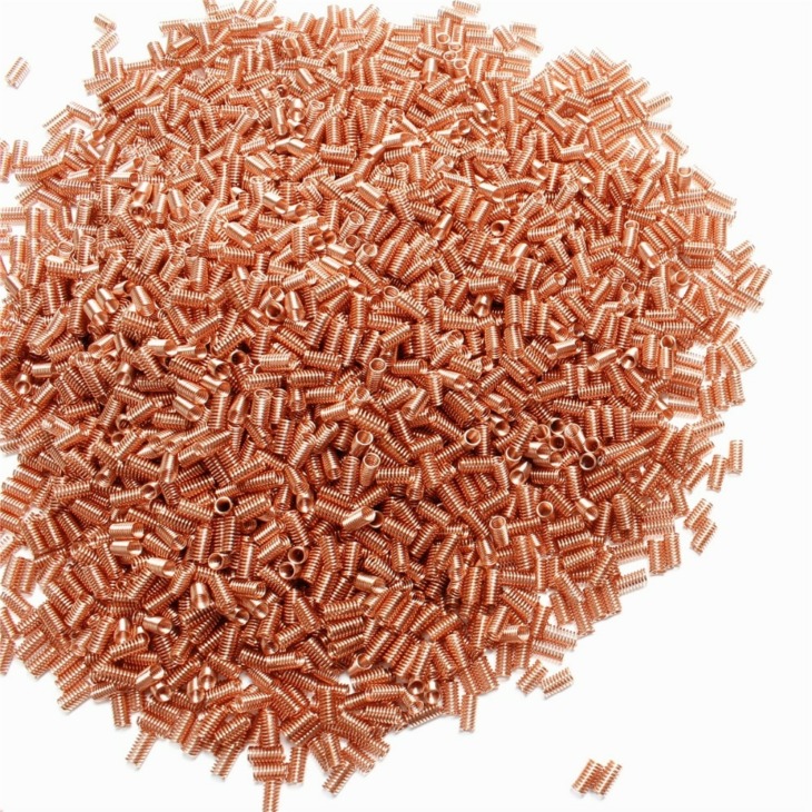 Spiral-Prismatic-Packing-copper-304-Stainless-Steel-Packing-for-distillation-Copper-Mesh Spirális Prizmatikus Csomagolás Réz 304 Rozsdamentes Acél Csomagolás Desztillációs Rézhálóhoz - Image 1