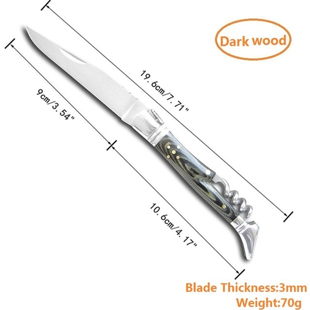 19.6cm Dark Wood