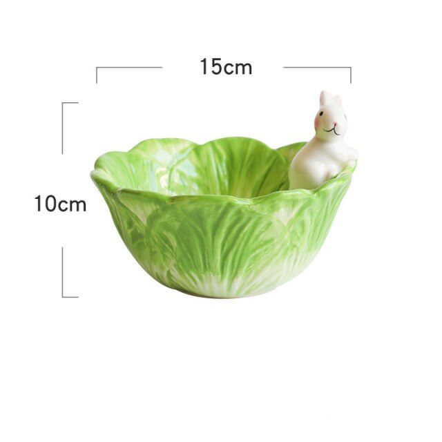 Green Bowl Rabbit