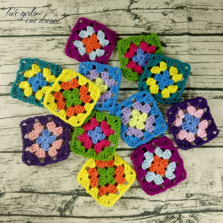 DIY-Crochet-Doilies-Multicolor-Coasters-Square-Table-Mats-Decoration-Handmade-Crochet-Cup-Pad-9cm-Wool-Clothes Diy Horgolt Doilies Multolor Coasters Square Table Mats Dekoráció Kézzel Készített Kupa Pad 9 Cm Gyapjú Ruhák Javítás 50Db/Tétel - Image 1