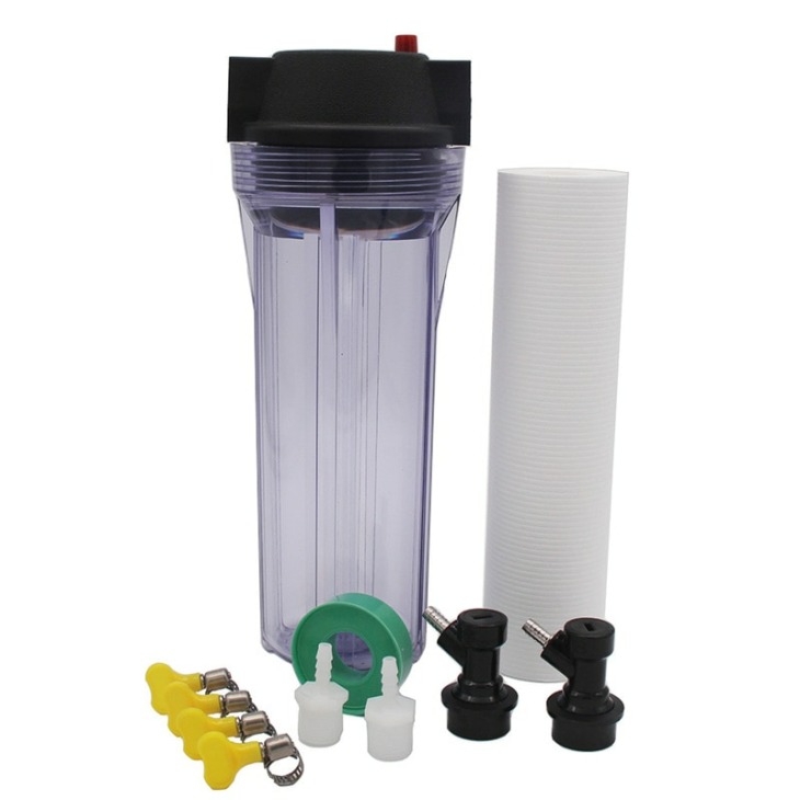 Homebrew Sörszűrőkészlet Egyfázisú 10 "Fit 1/4" (6 Mm) Belső Átmérőjű Tömlő 1 Mikron Pp Szűrő - Image 2