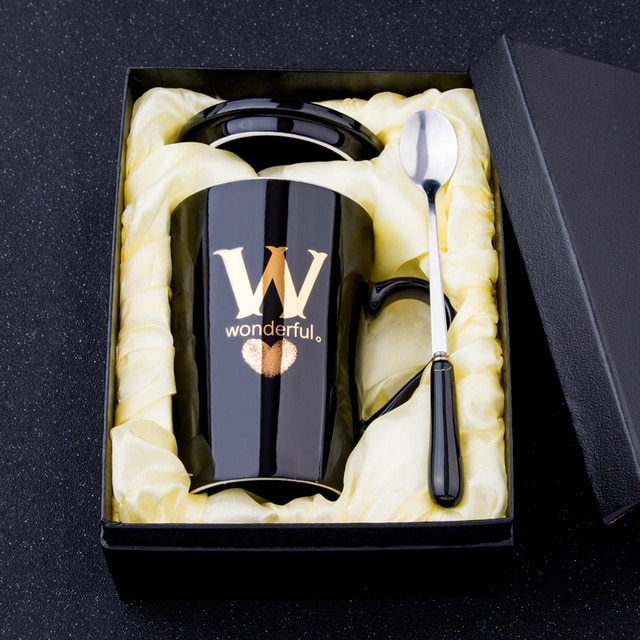 Letter W gift box