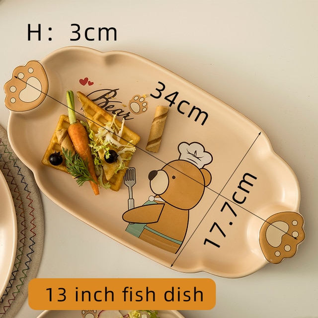 13 inch fish dish