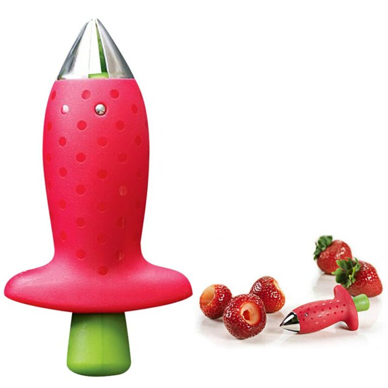 Eper Hajótest Szeletelő Vágócsereszkás Paradicsom Lyuk Gyümölcslevelek Eltávolítója Távolítsa El A Szerszámot Zöldségvágó Konyhai Eszközök Kiegészítők - Image 4