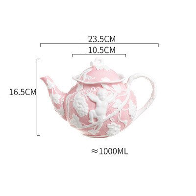 Pink Angel Teapot