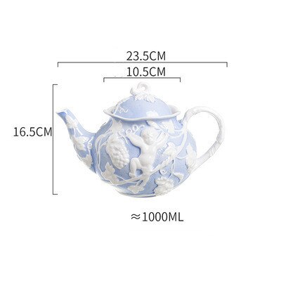 Blue Angel Teapot