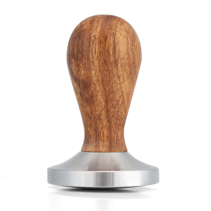 58mm-Coffee-Tamper-Food-Grade-curved-base-bean-press-tool-Pull-Cup-Press-Flat-Base-Barista 58 Mm -Es Kávécsípés Élelmiszer -Minőségű Ívelt Alapbab Sajtó Szerszám Húzza Pohár Sajtó Lapos Alap Barista Kiegészítők - Image 1