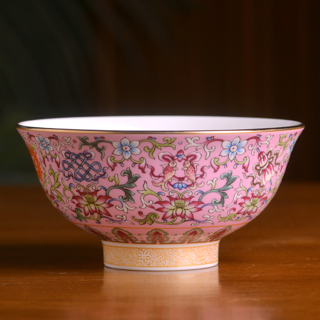 pink bowl x1