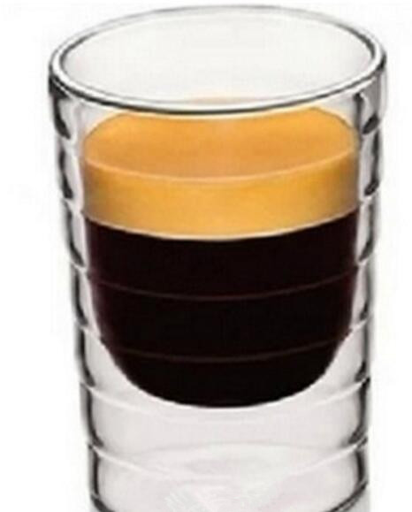 6pics-lot-85ml-coffee-cup-double-wall-glass-with-thread-shape 6Pics/Tétel, 85 Ml -Es Kávéscsésze, Dupla Fali Üveg Szál Alakú - Image 1