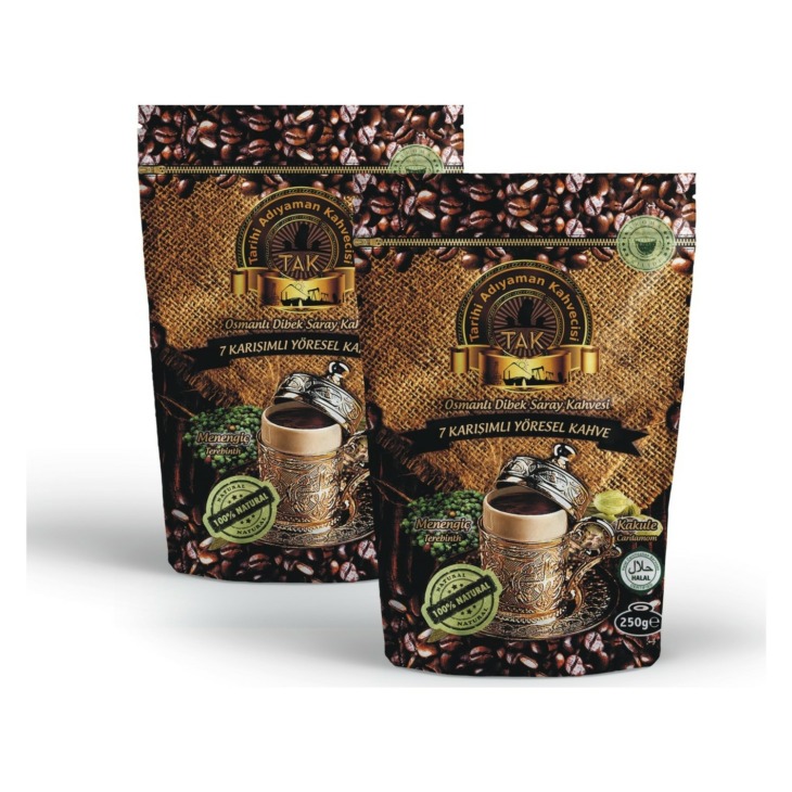 Historical-Ad-yaman-Coffee-Ottoman-Dibek-Palace-Coffee-250-gr-x-2-Pieces-THE-START-OF Történelmi Adıyaman Kávé Oszmán Dibek Palace Coffee 250 Gr X 2 Darab Kellemes Csevegések Kezdete Békével Ingyenes Shi̇pping - Image 1