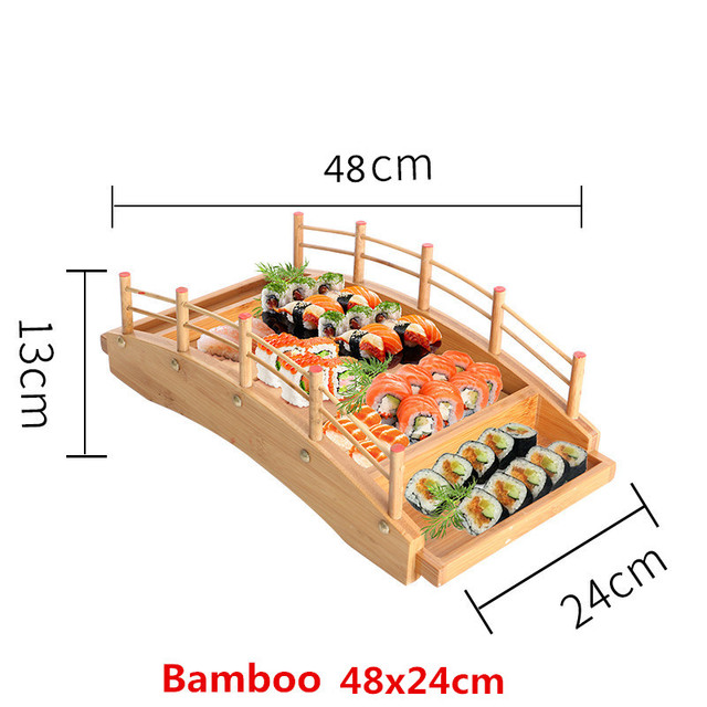 Bamboo 48x24xH13cm