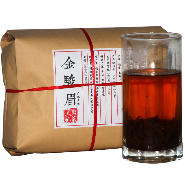 Wuyi-Chinese-Black-Chinese-Tea-Jin-Jun-Mei-Teas-Cha-Golden-Eyebrow-Tea-500g Wuyi Kínai Fekete Kínai Tea Jin Jun Mei Teas Cha Arany Szemöldöke Tea 500 G - Image 1