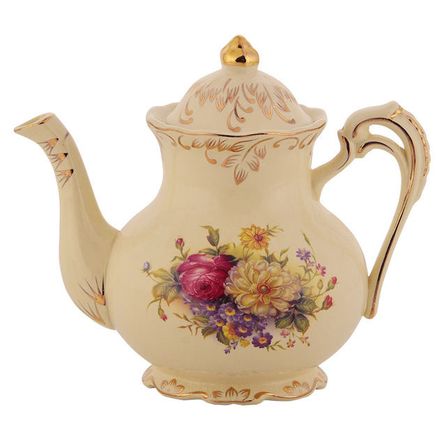 Flower tea pot