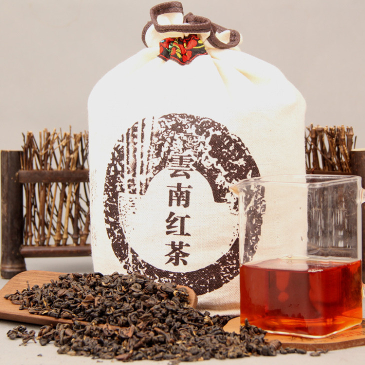 1000 G/Táska Yunnan Fengqing Dian Hong Prémium Dianhong Fekete Tea Szépségű Zöld Ételek Fogyás - Image 1