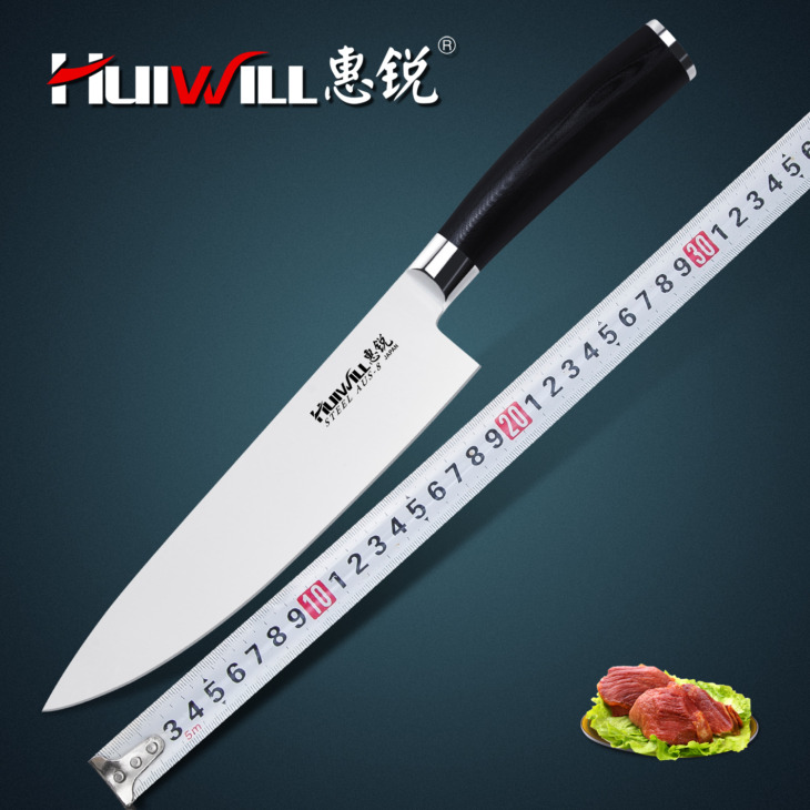 2020 Új Japán Aus-8 Acél 8 "Séf Kés Szeletelő Húskés Kovácsolt G10 Fogantyúval - Image 1