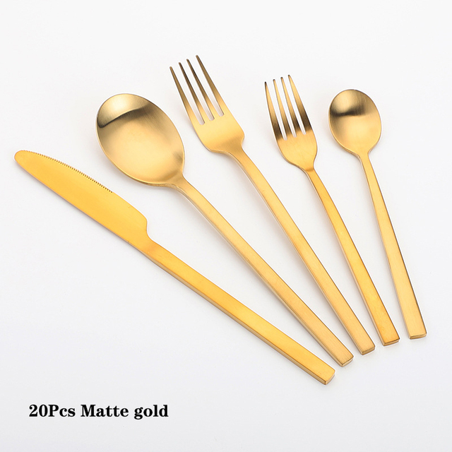 Matte gold 20Pcs