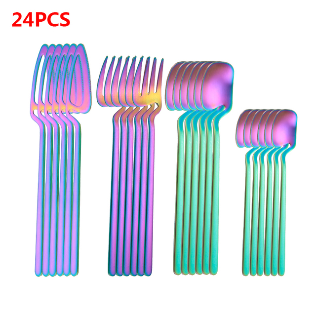 24Pcs Rainbow
