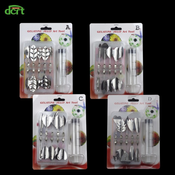 40 Db/Beállított Virág Levelek 3D Jelly Art Tools Cake Jello Art Gelatin Tools Puding Fúvóka Torta Díszítéséhez - Image 2