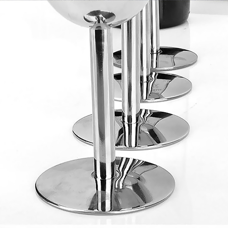 4Db Rozsdamentes Acél Borospoharak, Kétfalú, Szigetelt, Törhetetlen Serlegek Vörös Fehérborhoz, Pezsgő - Újrafelhasználható - Image 5