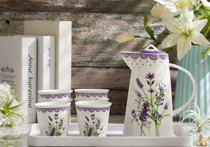 9 db/Szett, Csontkávé Vízforraló Csészével, Teáskanna Kerámia Eszpresszó Csésze, Kávé Kancsó, Öntsön, Esküvői Kedvezmények És Ajándékok - Image 5