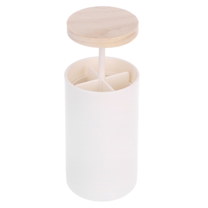 Automatic-Pop-up-Cotton-Bud-Swabs-Toothpick-Dispenser-Case-Home-Hotel-Decoration Automatikus Pop-Up Pamut Rügy Tamponok Fogpiszkáló Adagoló Tok Otthoni Szálloda Dekoráció - Image 1