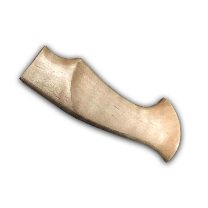 Bricolage-manche-de-couteau-bois-naturel-d-b-ne-noir-bois-octogonal Bricolage, Manche De Couteau, Bois Naturel D'Ébène Noir, Bois Octogonal - Image 1