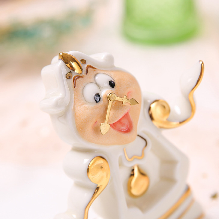 Rajzfilm Szépség És A Vadállat Tea Szett Mrs. Potts Teáskanna Chip Csésze Cukor Tál Pot Csésze Szett Cogsworth Óra Szép Születésnapi Karácsony Ajándék - Image 4