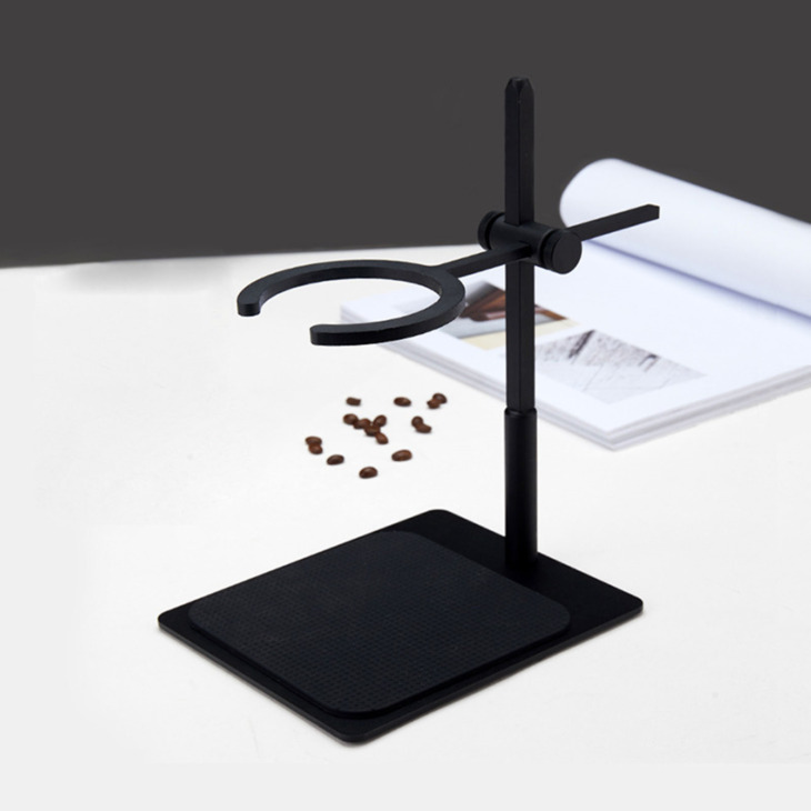 Kávécsepp Öntsön Át A Szűrőállványt Kézi Sörfőző Tartó Kávéfőző Fekete Csepp Kávéfőző Állvány Fa Alap - Image 3