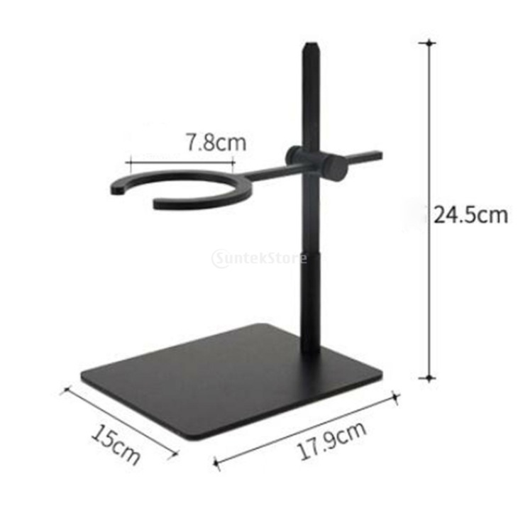 Kávécsepp Öntsön Át A Szűrőállványt Kézi Sörfőző Tartó Kávéfőző Fekete Csepp Kávéfőző Állvány Fa Alap - Image 5