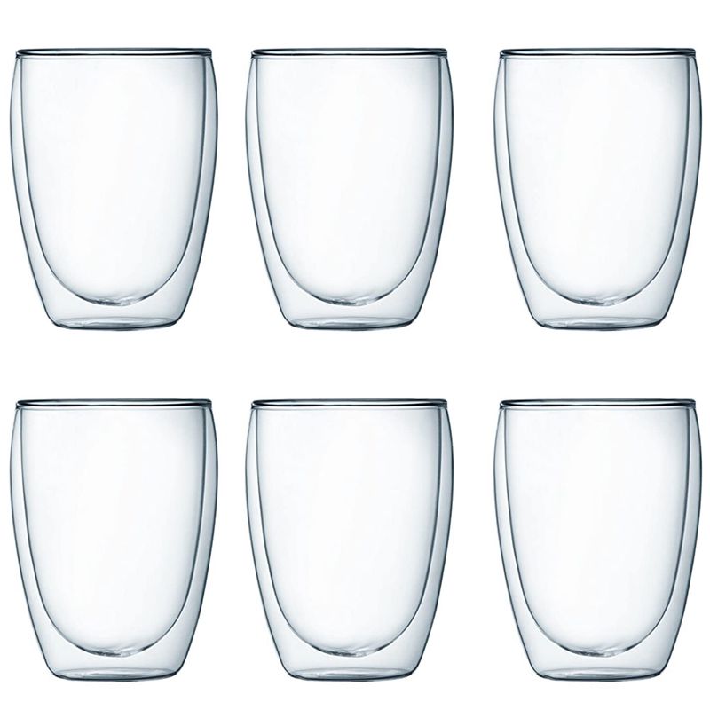 Kettős Fal Tiszta Szigetelt Poharak, Szigetelt Termikus Bögrék Tea, Kávé, Latte, Cappucino, Kávézó, Tej - Image 2