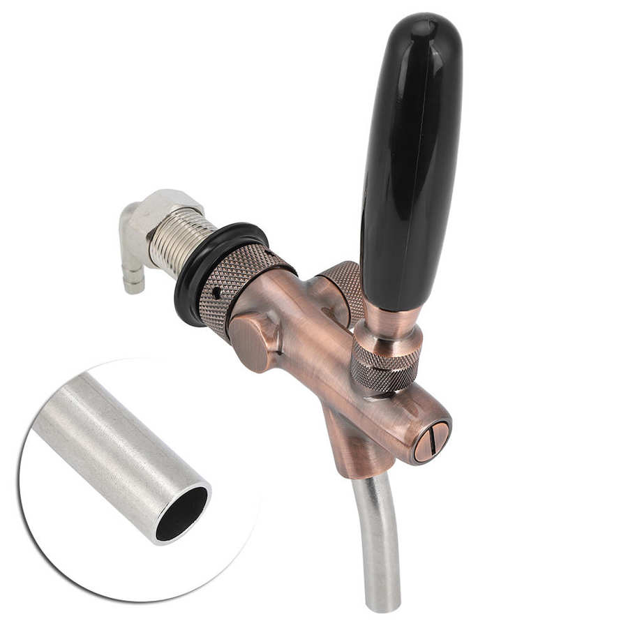G5/8 Szálak Állítható Sörcsap Csaptelep Rozsdamentes Acél Bronz Színű Berendezések Otthoni Bár Éttermekhez Growler Brewing Tool - Image 3