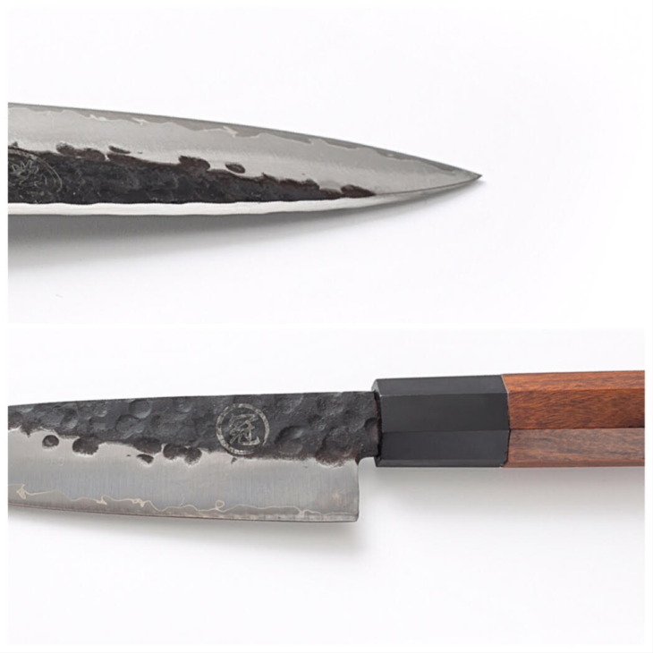 Kézzel Készített Kiskés 145 Mm Japán Aus-10 3 Réteg Rozsdamentes Acél Mini Séf Konyhai Főzési Szerszámok Cleaver Szeletelő Gyümölcs - Image 5