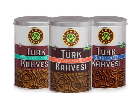 Kahve-D-nyas-250-gr-Turkish-Coffee-Trial-Package-3-Pieces-FREE-SHIPPING Kahve Dünyası 250 Gr Török Kávé Próbacsomag 3 Darab Ingyenes Szállítás - Image 1