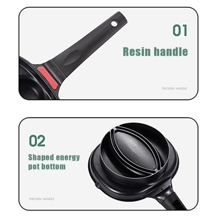 Konyha Japán Stílusú Omurice Serpenyő Nem Tapadós Serpenyő Gazdaságos Főző Edény Üzemanyag Gáz Kereskedelmi Felhasználás - Image 4