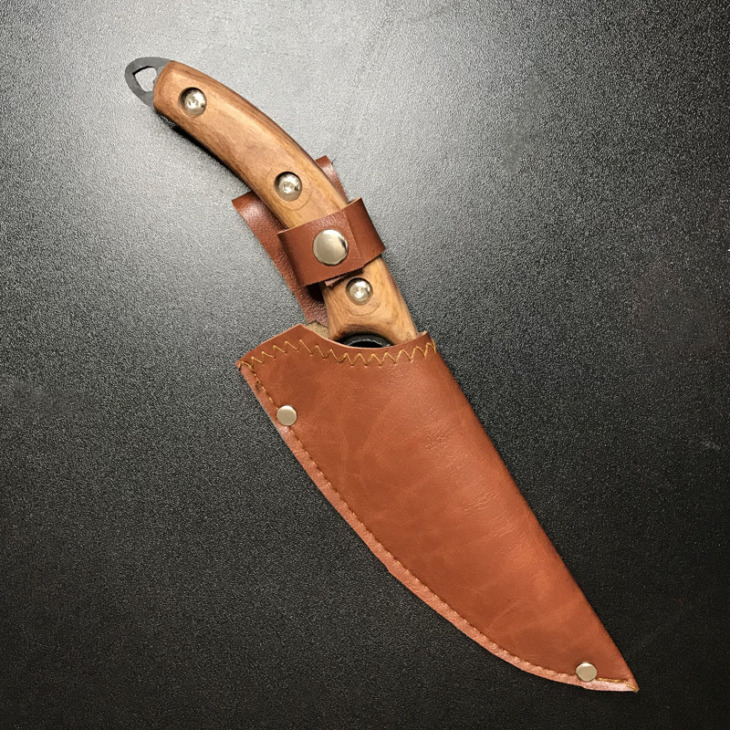 Kis Cook 6 "Kézzel Készített Konyhai Szakácskés Rögzített Penge Kínai Hús Hasító Zöldségvágó Főzési Konyha Szerszámok Kiegészítők - Image 5