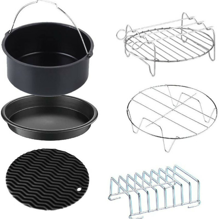 Anya Kézi Konyhai Főzési Szerszámai 6Db/Készlet Konyhai Kiegészítő Készlet 3,7-5,8 Kvarts Elektromos Lég Sütő - Image 3