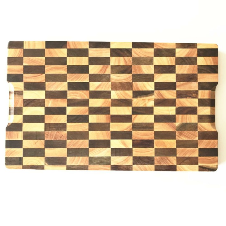 Vegyes Fa Vágó Táblák Acacia Rubbe Fa Vágóblokk 1Dc - Image 1