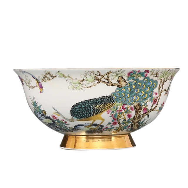 peacock bowl x1