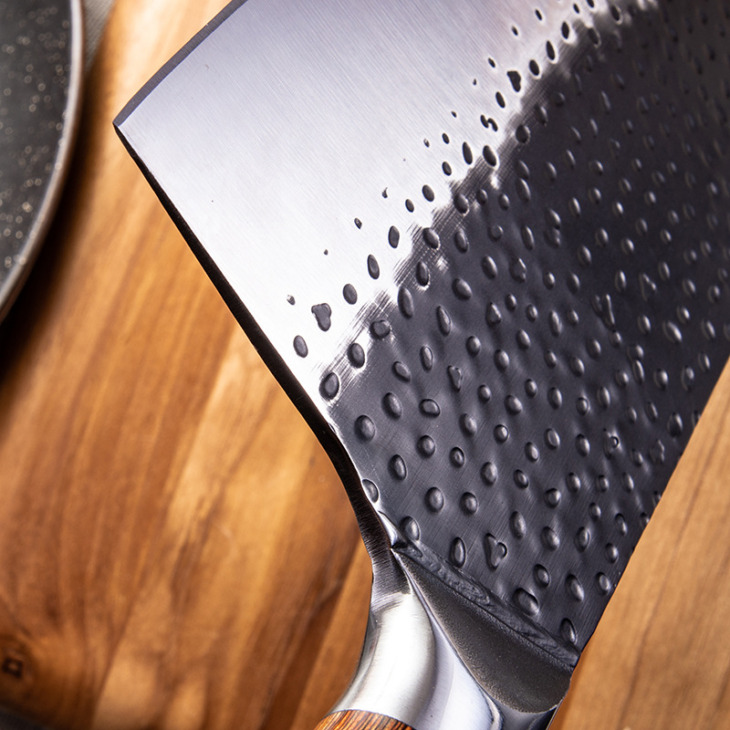 Shuoji Kovácsolt Pengék Konyhai Kések 5Cr15Mov Rozsdamentes Acél Séf Darabolás Szeletelő Késhasznos Konyha Cleaver Non-Tapadás Penge - Image 3