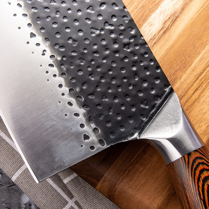 Shuoji Kovácsolt Pengék Konyhai Kések 5Cr15Mov Rozsdamentes Acél Séf Darabolás Szeletelő Késhasznos Konyha Cleaver Non-Tapadás Penge - Image 2
