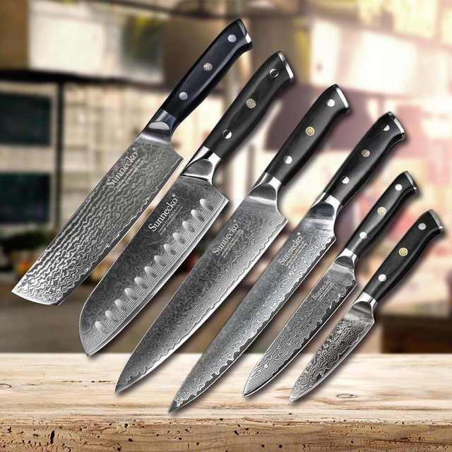 6psc knife set
