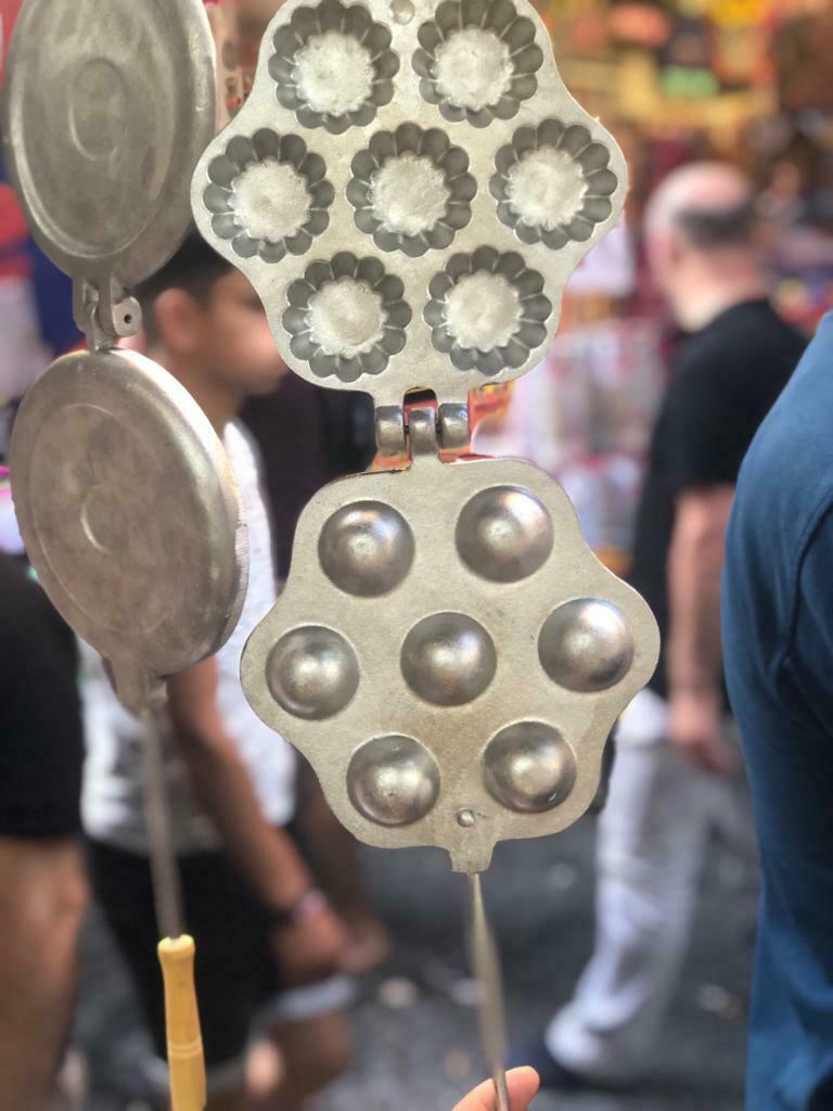 Thai Penész Serpenyő Kályha Alumínium Lyuk Modell Kanom Krok Kókuszdió Torta Penészkészítő - Image 2