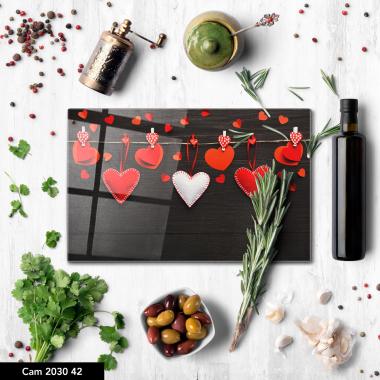 Temperred-Glass-Decorative-Kitchen-Cutting-Board-Easy-Clean-Healthy-Food-Fruit-Chopping-Presentation Méretű Üveg Dekoratív Konyha Vágódeszka Könnyű, Egészséges Ételek Gyümölcs Darabolása - Image 1