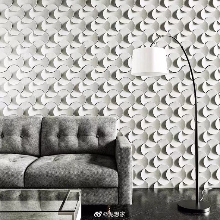 Fali Csempe Penész Axe-Típusú Kézműves Szilikon Penész Gipszkő Csempe Készít - Image 3