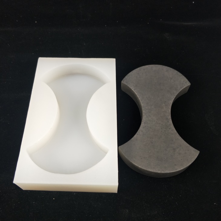 Fali Csempe Penész Axe-Típusú Kézműves Szilikon Penész Gipszkő Csempe Készít - Image 5