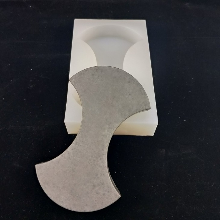 Fali Csempe Penész Axe-Típusú Kézműves Szilikon Penész Gipszkő Csempe Készít - Image 6